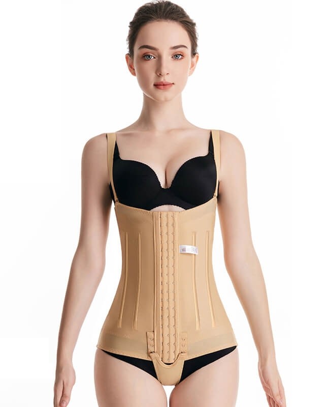 compression wear after tummy tuck - post Liposuction compression garment - waist binder after tummy tuck - post tummy tuck faja