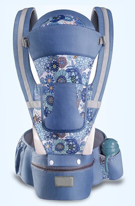 15 In 1 Ergonomic Baby Carrier - Breathable Baby Carrier Backpack for Men Women Hiking Shopping Travelling