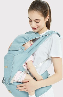 12 in 1 Baby Carrier For Newborn - Breathable Comfortable Wrap Around Child Carrier Backpack