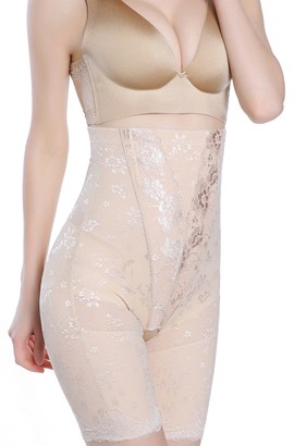 Postpartum Corset - Strapless Open Bottom Shaper High-Waist Tummy Control Postpartum Panties  After Pregnancy