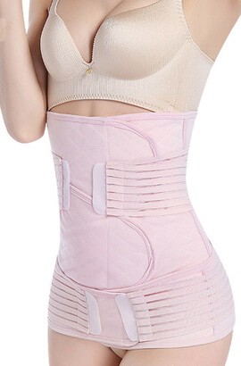 Postpartum girdle - postpartum c section belly band - slimming waist trainer reduce belly after delivery belt