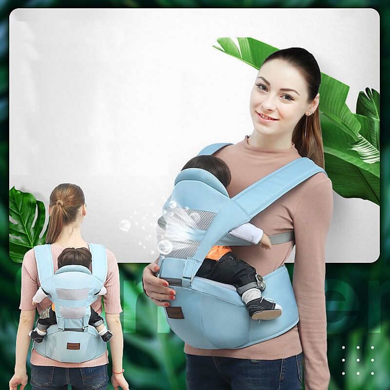 porte bébé ergonomique - porte bébé nouveau né - Porte Bébé Avant Et Arrière Avec Support De Tête