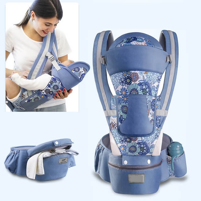 15 en 1 porte-bébé ergonomique - sac à dos respirant pour porte-bébé pour hommes femmes randonnée shopping voyage