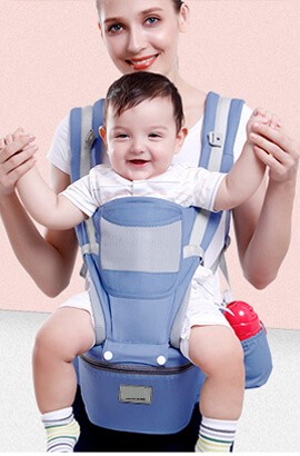 15 En 1 porte bébé ergonomique - sac à dos porte bébé - Capuche et capuche en coton respirant et doux