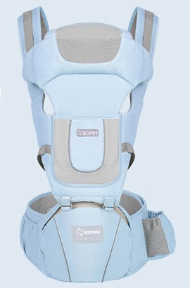 Babytrage mit verstellbarem - weichem und atmungsaktivem Rucksack vorne und hinten für Jungen und Mädchen