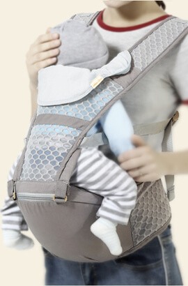 Ergonomic Baby Carrier - Soft & Breathable Baby Carriers - Front and Back for Infants to Toddlers