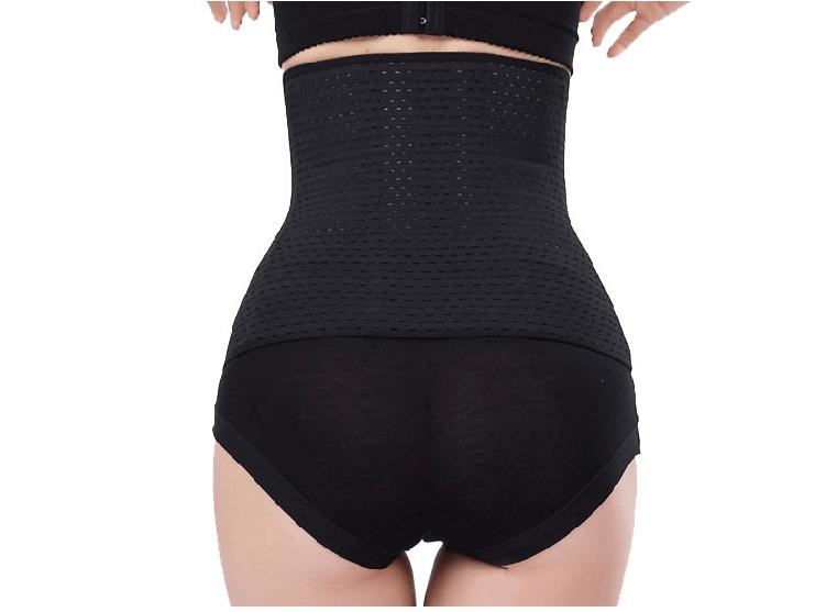 Postpartum velcro strip breathable belly band