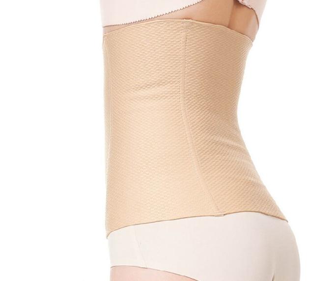 Postpartum compression corset